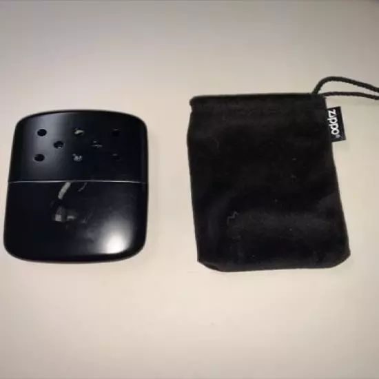 Zippo hand warmer + Black Heat Bag