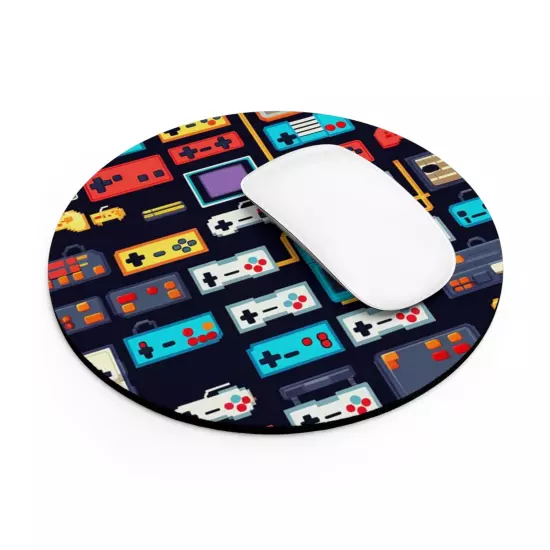 Retro Game Controllers Mouse Pad 