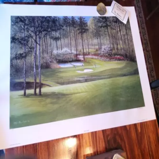 Peter Ellenshaw, Augusta Country Club,12th Hole Signed/Numbered, Mill Pond Press