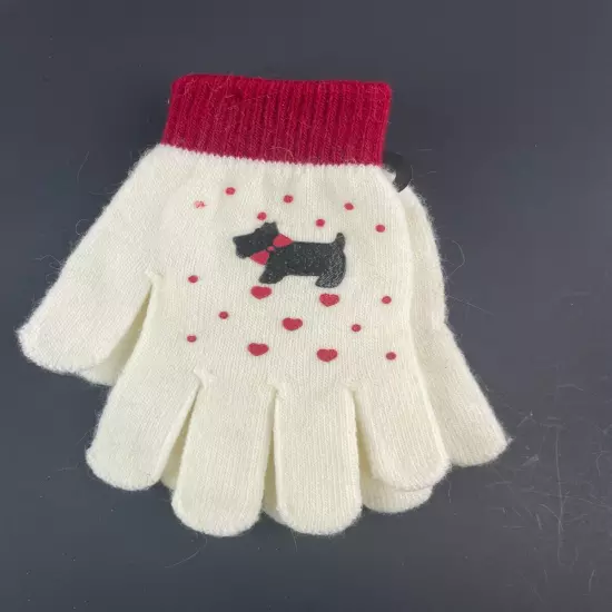 Joe Boxer Scottish Terrier Scottie Dog Red One Size Fits Most Gloves - NWT