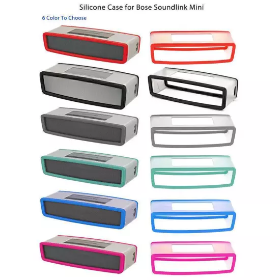 New Bluetooth Speaker Soft Silicone Case Cover For Bose Soundlink Mini I & II