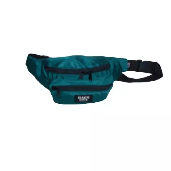 Fanny Pack Large Triple Compartment ,Waist Bag, Durable Nylon Made In USA.