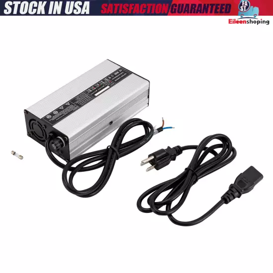 36 Volt DL-220W Golf Cart Battery Charger with Power Supply Cable New