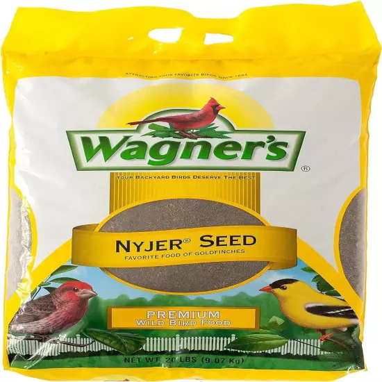 Nyjer Seed Wild Bird Food, 20-Pound Bag