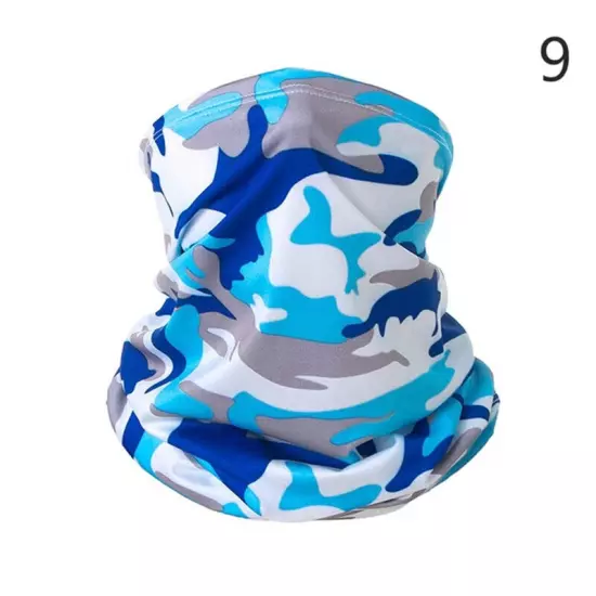 Elastic Face Masks Cooling Covering Breathable Neck Gaiter Bandana Wicking Scarf