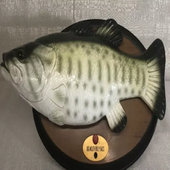 Big Mouth Billy Bass Mostly Working (Parts Or Repair)