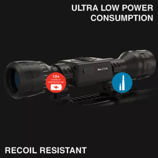 ATN Thor LT 160 3-6x Thermal Rifle Scope + FREE ATN Power Battery Kit 20000 mAh