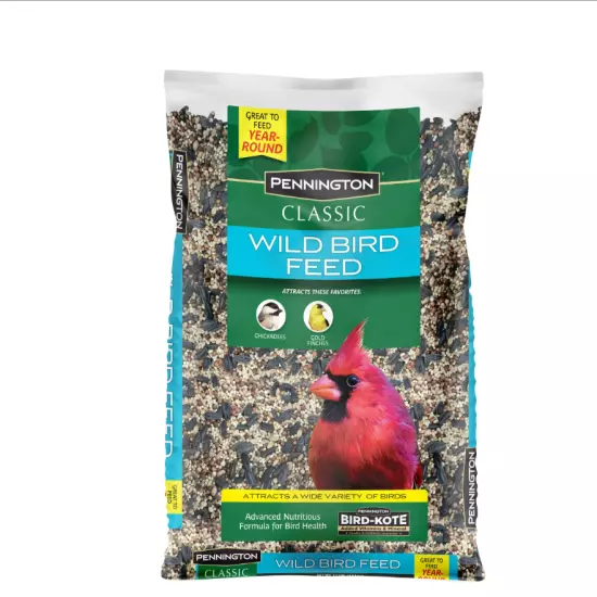 Pennington Classic Dry Wild Bird Feed and Seed, 10 lb. Bag, 1 Pack