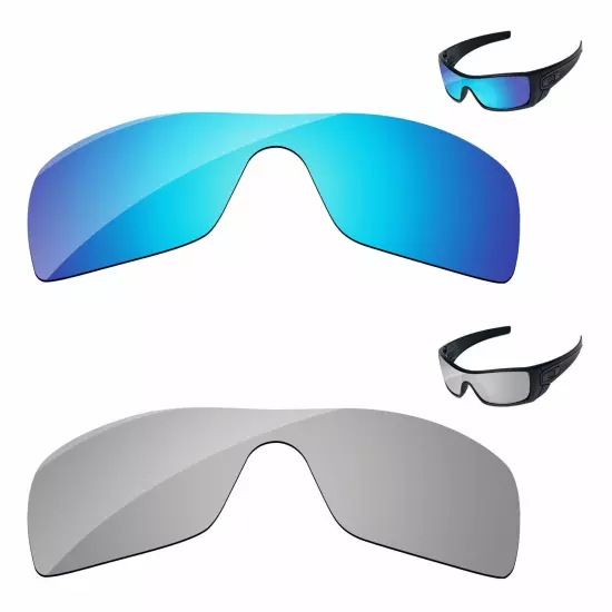 Lensology Polarized Replacement Lenses For-Oakley Batwolf OO9101 Multi-Options