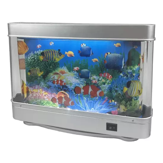 Fake Fish Tank Mini Aquarium,Artificial Tropical Fish Decorative,Fake Aquariu...