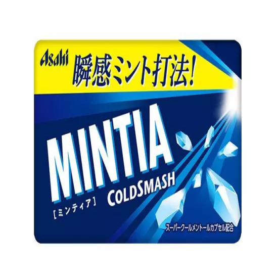 Strong Breath Mints: Asahi Mintia: Cold Smash x 10 Packs (Frisk Style)