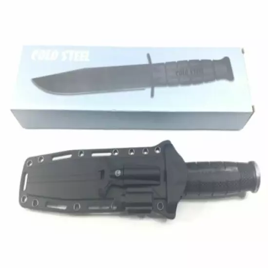 Cold Steel 11.5” Leatherneck-SF Fixed Blade Knife w/ Sheath & Flint + LED Light 