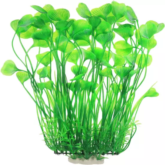 Aquarium Plastic Plants Tall 16 Inch, Large Artificial Plants Decoration Ornamen