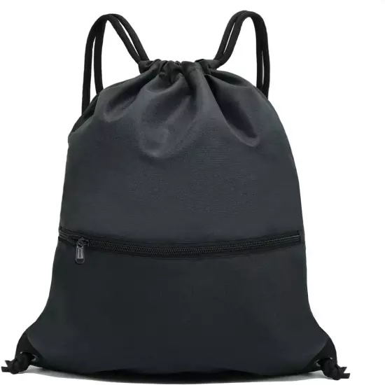 Drawstring Backpack Bag Sport Gym Sackpack