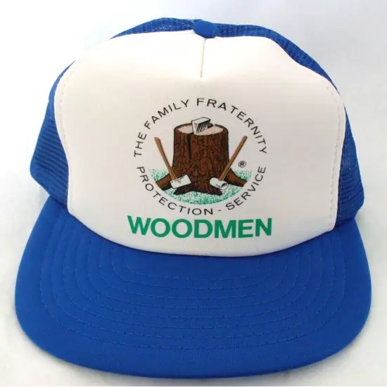 The Family Fraternity Protection Service Woodmen Trucker Snapback Mesh Hat