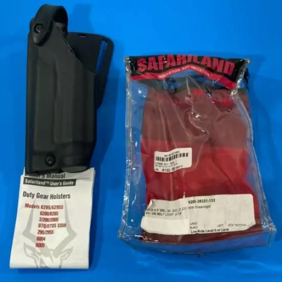 SAFARILAND 6285 SLS LEVEL II DUTY HOLSTER GLOCK 20 21 w/ M3 M6 LIGHT LEFT