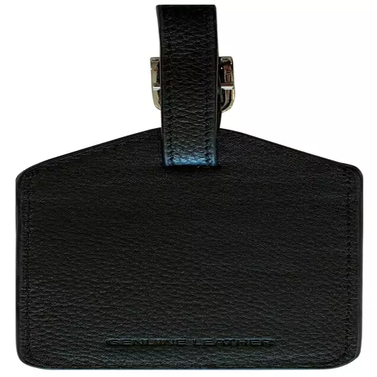 Genuine Top Grain Leather Luggage Tag