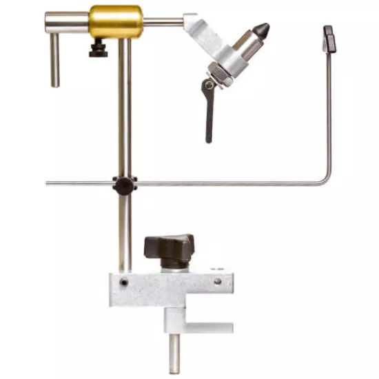 PEAK ROTARY VISE WITH C-CLAMP MOUNT - Fly Tying Vice Jig PRVC-1 MADE IN THE USA!