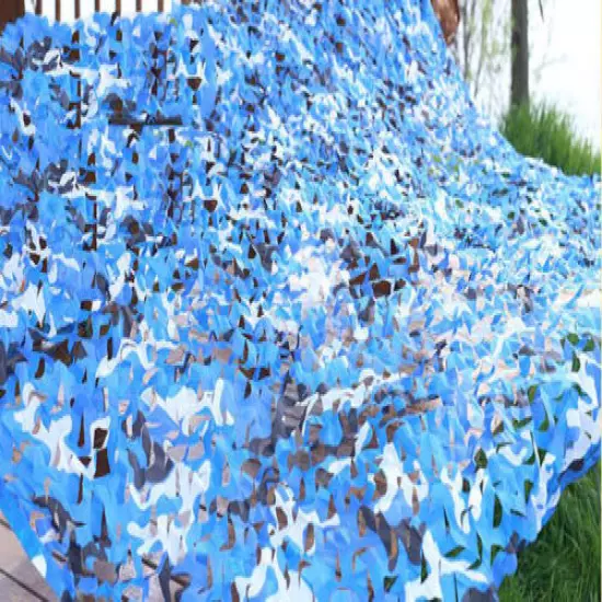 Military Camouflage Net Hunting Camping Blue Camo Army Shooting Hide Cover Net