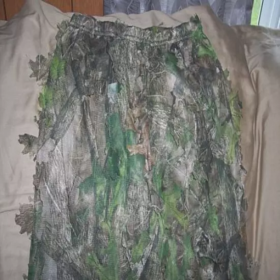 Mens Small / Med Camo Pants Snipper Suit Ghille Suit True Timber 3D Leaf Camo