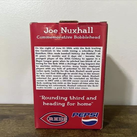 Joe Nuxhall Bobblehead Cincinnati Reds Stadium Giveaway 2004