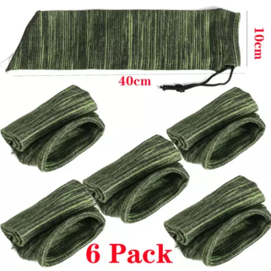 14" Handgun Socks Silicone Treated Gun Sleeves Pistol Storage Bag Anti-Dust