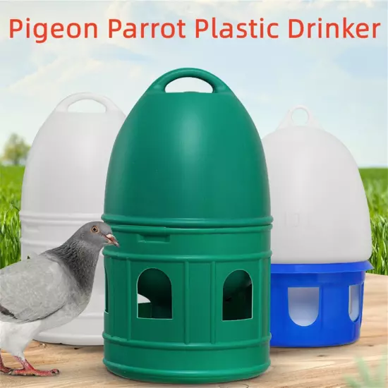 1/3/5L Pigeon Water Dispenser Hanging Bottle Water Pot Container Parrot Drinker