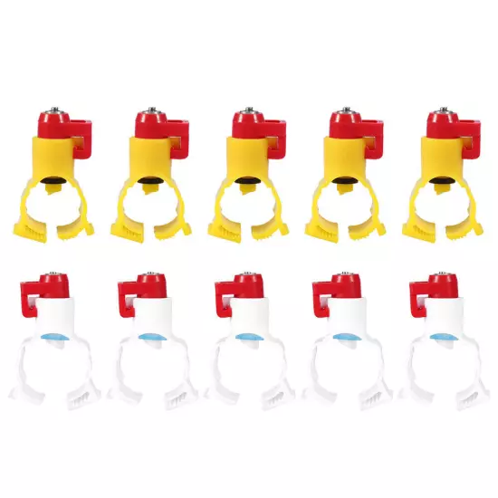 20pcs/pack Automatic Chicken Feeder Nipples Water Drinking Dispenser