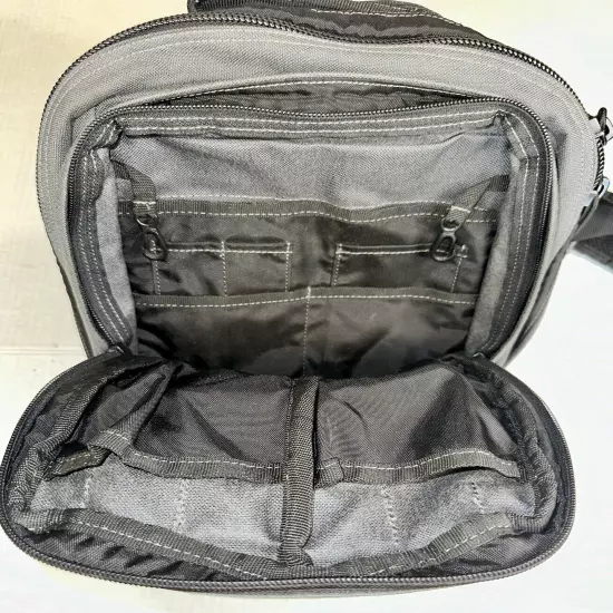 5.11 Tactical Rush MOAB 6 Sling Pack, 11L Double Tap, Gray Black 56963 Pre-owned