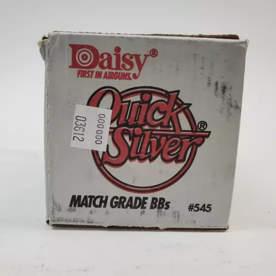 Vtg Daisy Match Grade BB's Quick Silver 4.5mm - 30 Sealed Packs