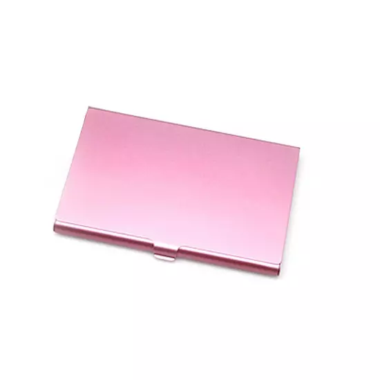 Business ID Credit Card Wallet Holder Aluminum Covered Pocket Case Box Creative 