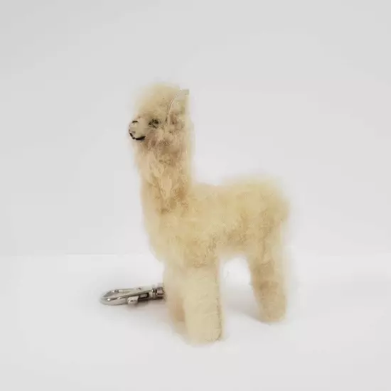 Natural Alpaca Fiber Accoyo Mini Bag Charm