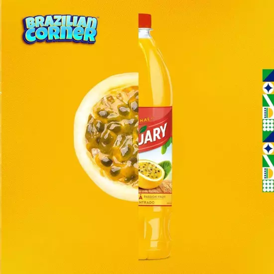 Maguary Passion Fruit Concentrate Juice 16.9 fl oz with 2 Quart Pitcher and Lid