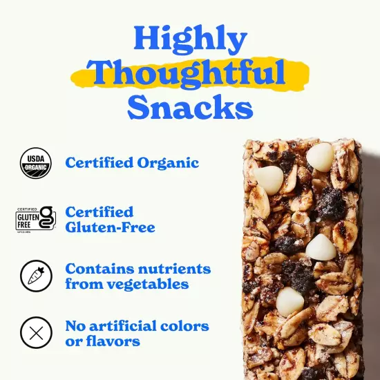 Madegood Cookies & Creme Granola Bars (36 Count, 0.85Oz Each) Contain Nutrients 