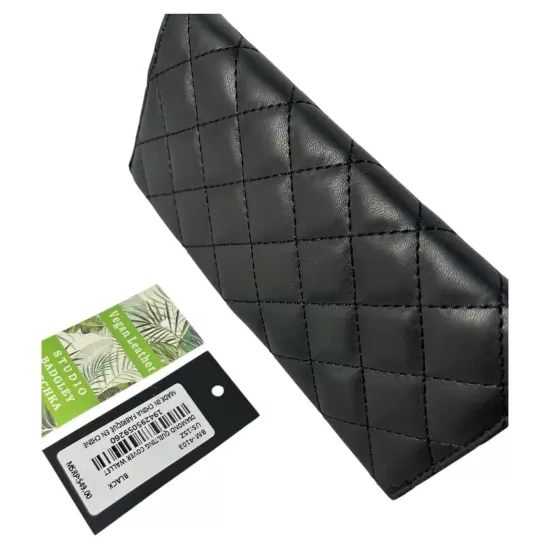 Bagley Mischka Black Quilted Wallet - New with Tags MSRP $49 great gift