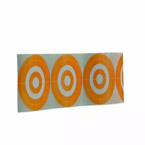 500 Target Stickers 3-Inch MOA Orange Self-Adhesive(BUY 1 GET 1)