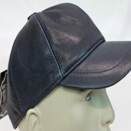 New 100% Genuine Real Lambskin Leather Baseball Cap Hat Sport Visor 31 COLORS