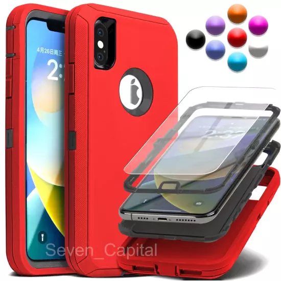 For Apple iPhone X XR XS Max 10 Shockproof Protective Rugged Hard Cover Case