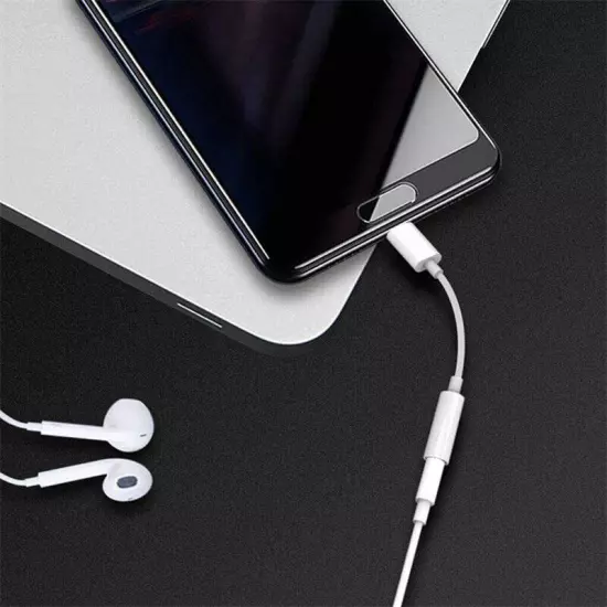 USB-C Type C to 3.5mm AUX Headphone Jack Adapter Lot For iPhone 15/Android Phone