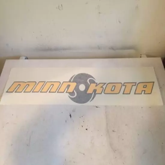 32" Minn Kota Decal Sticker Tackle Box Trolling Motor Fishing Boat Truck Trailer