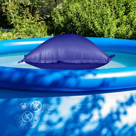 Pool Pillow for for Above Ground Pools 8x8 Ft Pool Air 8*8Ft Squareblue