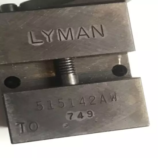 LYMAN SINGLE CAVITY BULLET MOLD .50 CALIBER .512 DIAMETER 