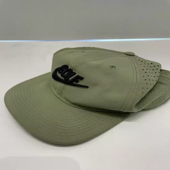 Nike Golf Snapback Hat Olive Green