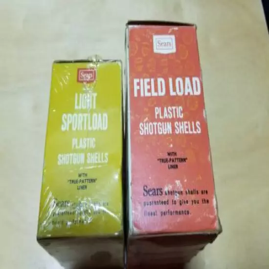  Sears Ted Williams Target empty Shotgun shell Boxs 12ga & 20ga