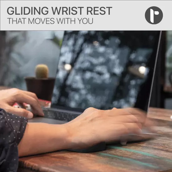 Reloot Glider v2 - Ergonomic Gliding Palm Rest Designed for Carpal Tunnel