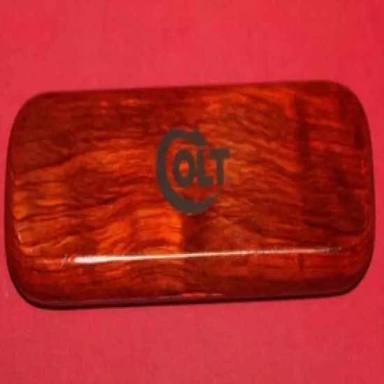 Colt Firearms Factory Wooden Pen Box