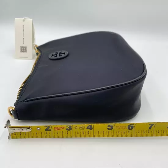 New Tory Burch Black Nylon Convertible Small Hobo Crossbody Bag 88370