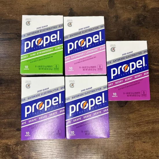 Propel Powder Variety Pack Electrolytes, Vitamins & No Sugar 50 pk. Berry