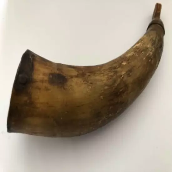 Collectable antique powder horn