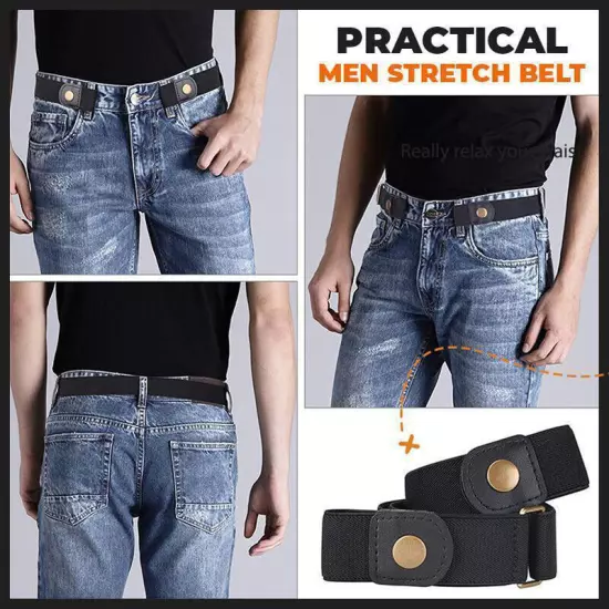 Buckle-free Elastic Invisible Comfortable Women's No Bulge Hassle Belt for Jeans